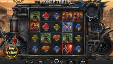 Slot reels in Money Train 2